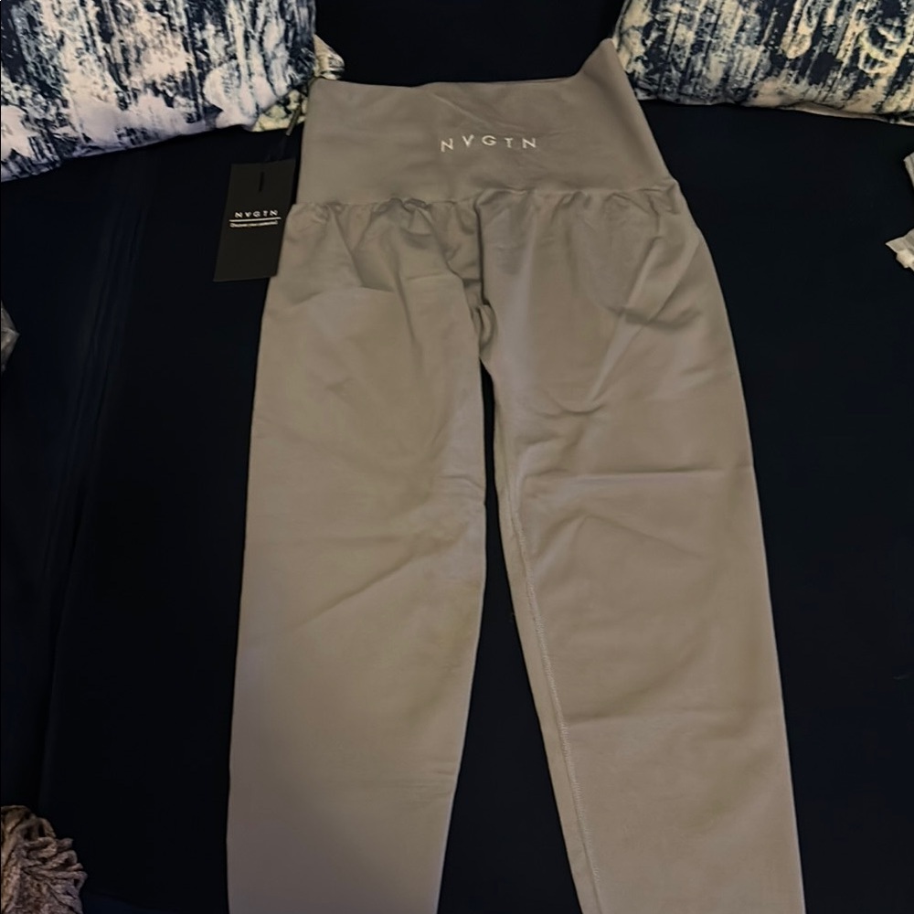 NVGTN Gray Leggings High-Rise Comfortable